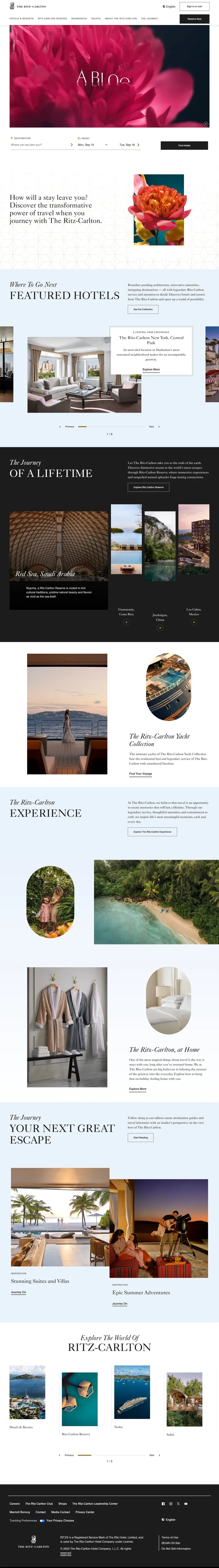 The Ritz-Carlton Screenshot