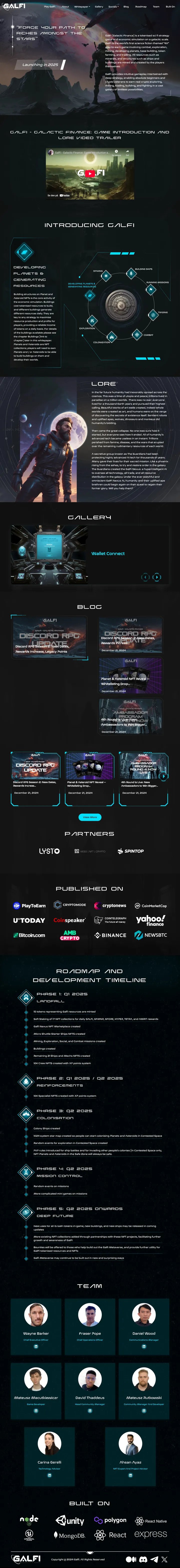 GalFi - Galactic Finance Screenshot