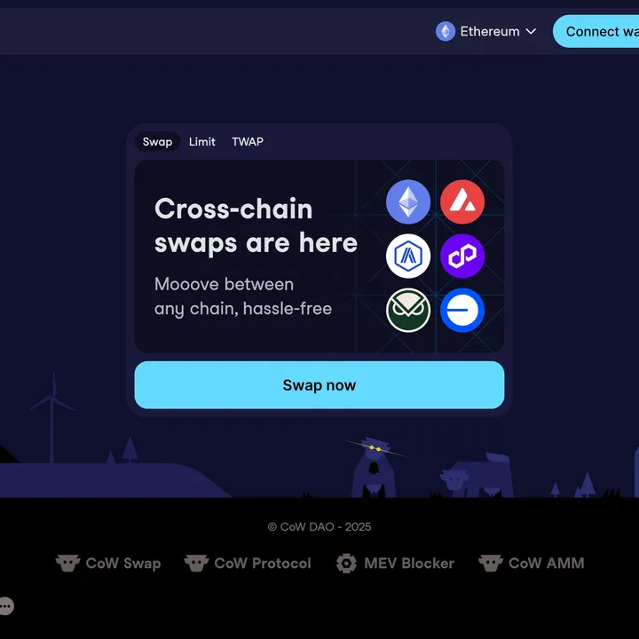 CowSwap Screenshot