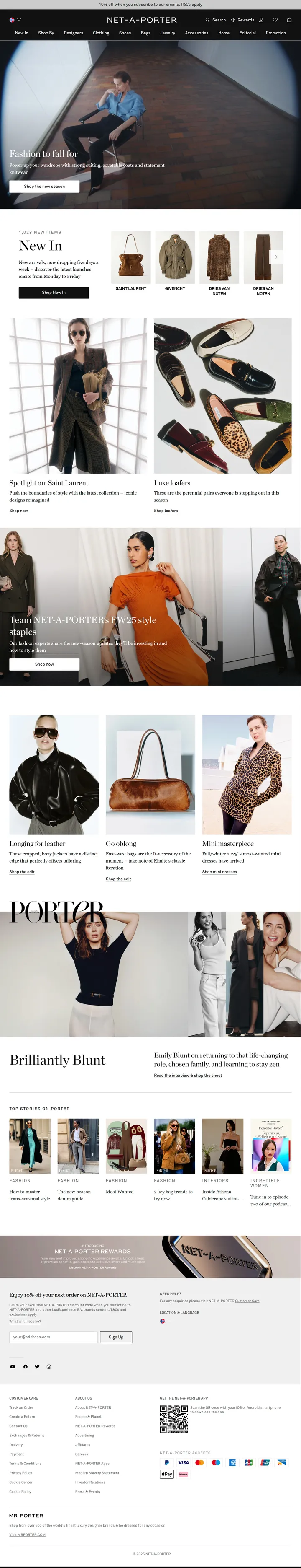 Net-a-Porter Screenshot
