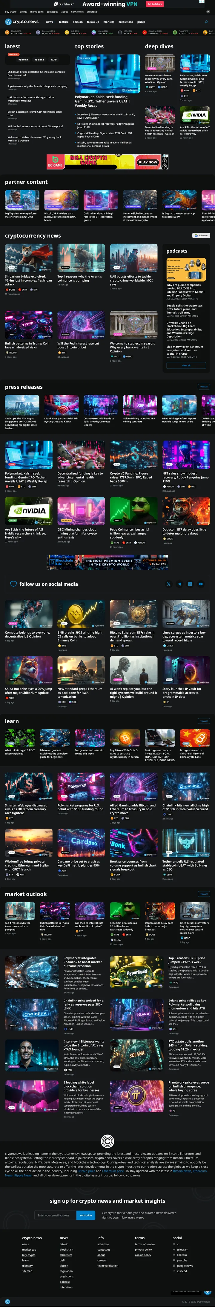 Crypto.News Screenshot