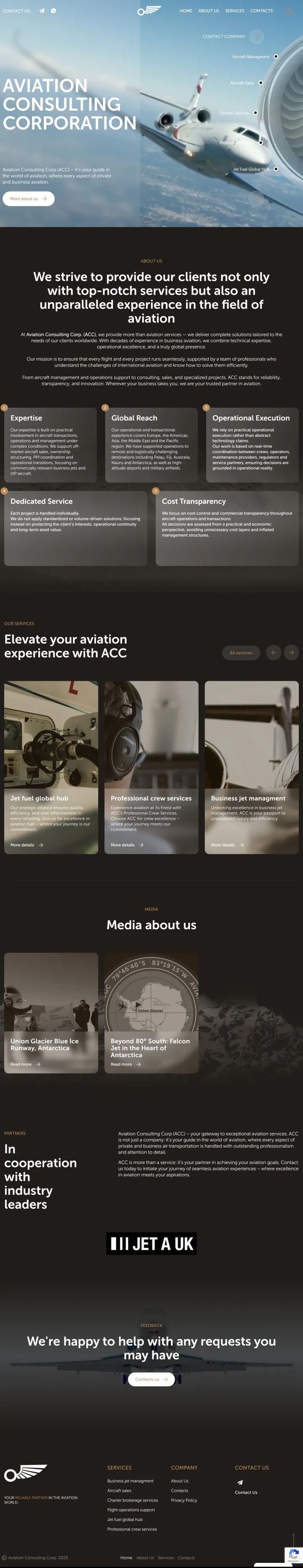 Aviation Consulting Corp (ACC) Screenshot
