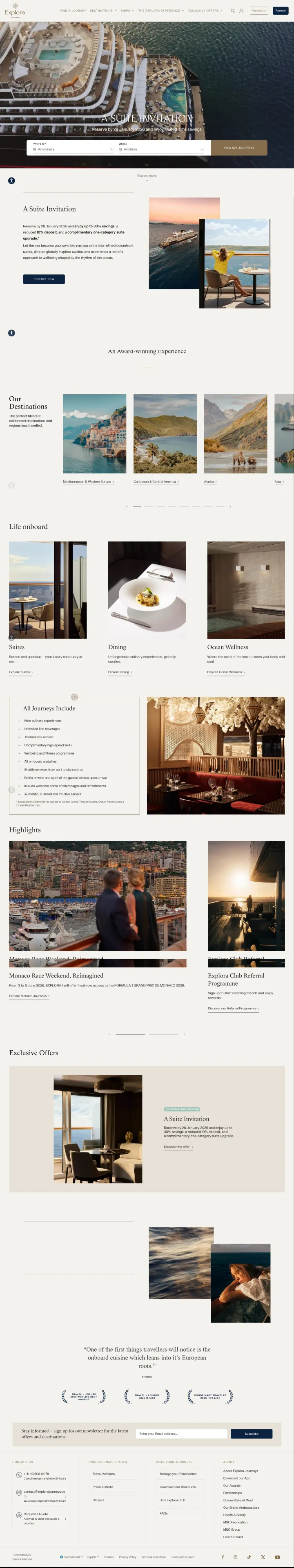 Explora Journeys Screenshot