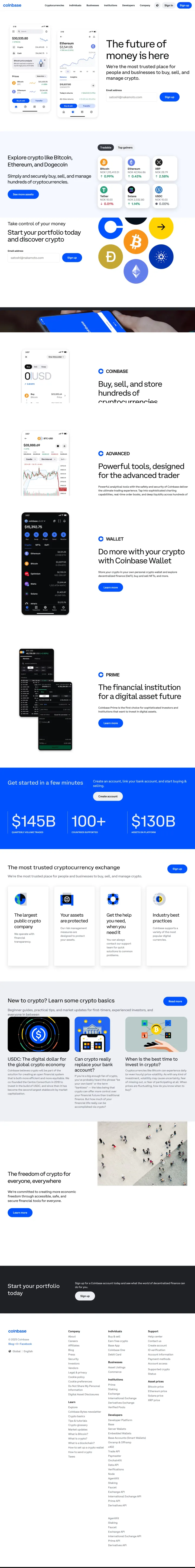Coinbase Screenshot