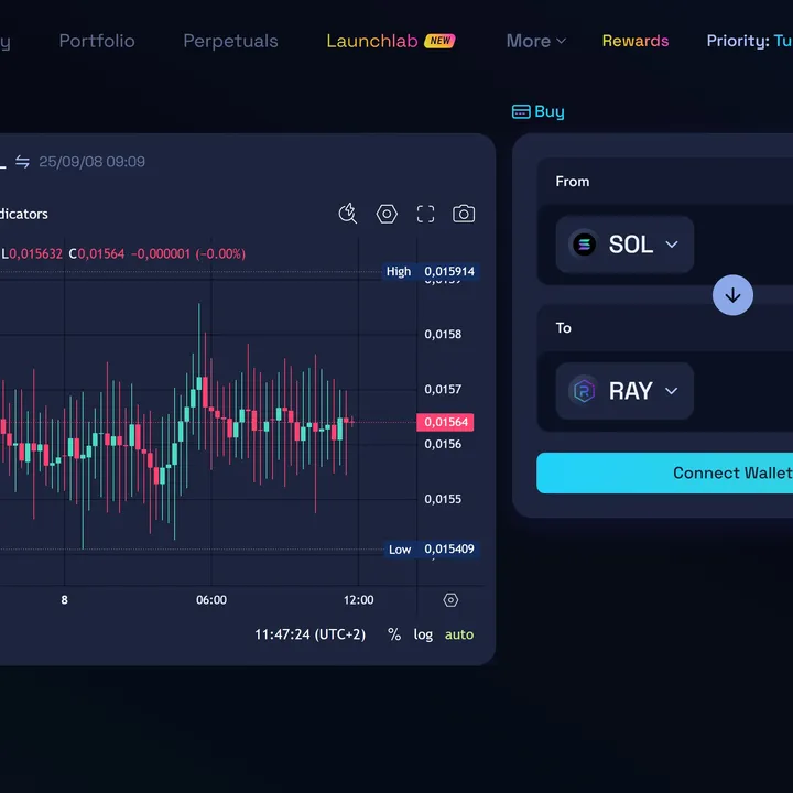Raydium Swap Screenshot