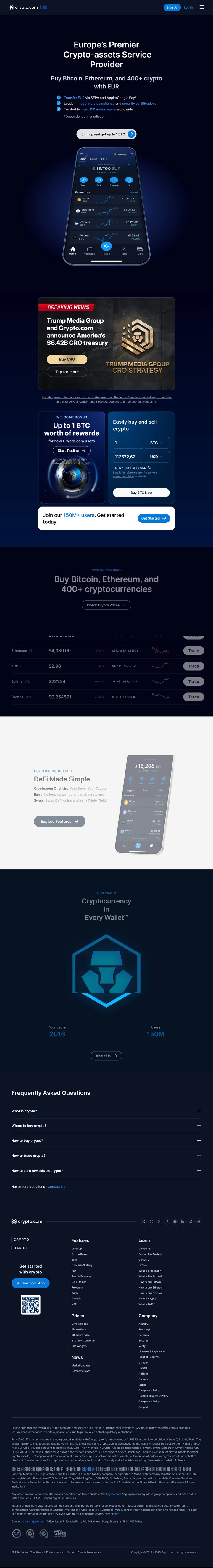 Crypto.com Screenshot